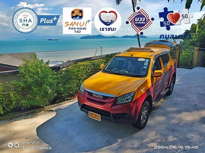 Taxi Samui Plus trained in the Samui area เข้าร่วมโครงการสมุยพลัส คนขับผ่านการอบรม #Sha #Plus ผ่านมาตรฐาน Sha